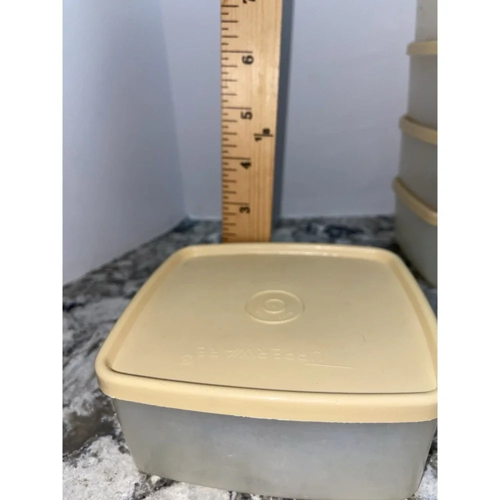 Vintage Tupperware Storage Freezer Containers 7 Bowls With Lids